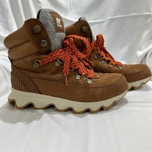 Sorel NL3768242 Women Kinetic Conquest Waterproof Ankle Boots Size 6 Brown